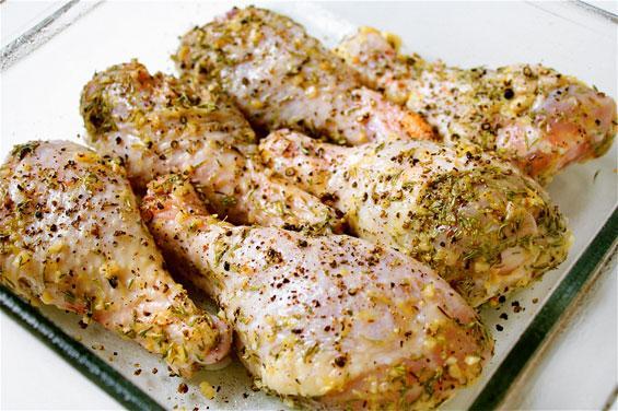 Chicken Drumsticks with Lemon & Garlic